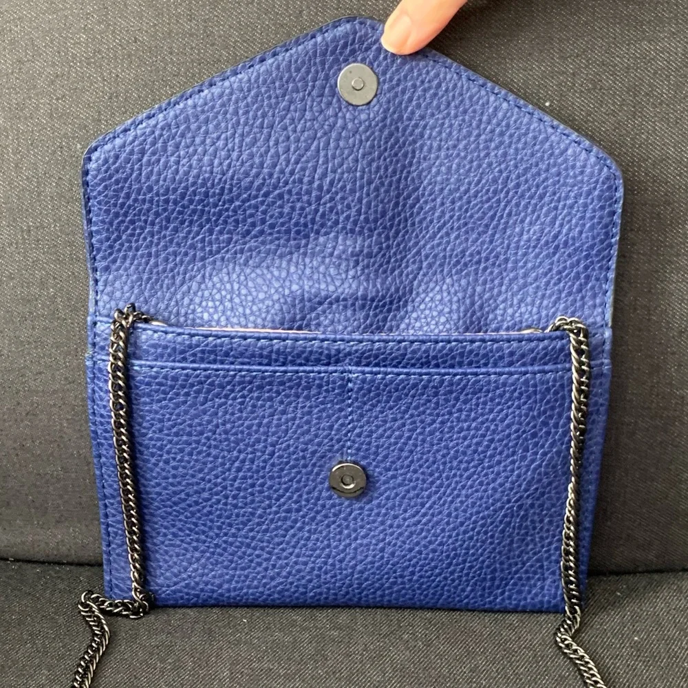 Danielle Nicole Purple Studded Convertible Wallet Crossbody Bag